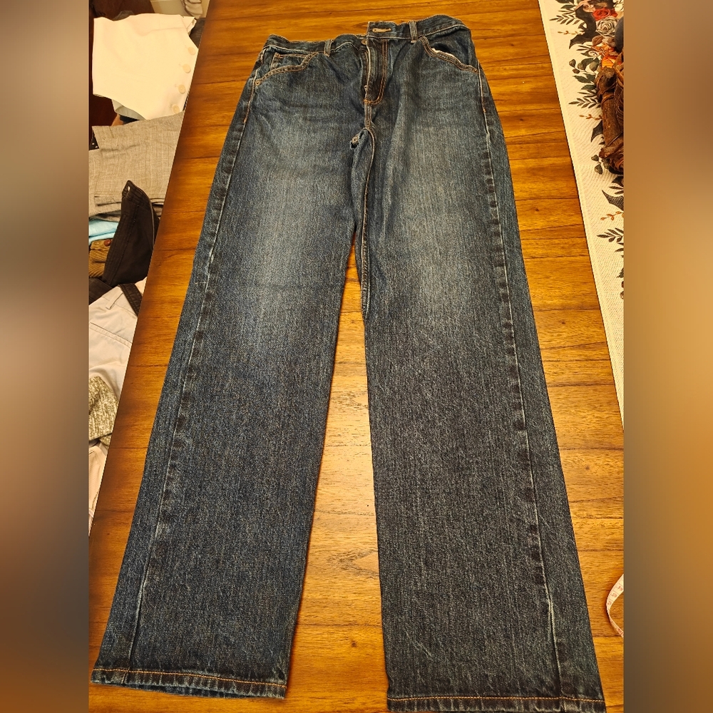 Uniqlo Men's Straight Blue Jeans